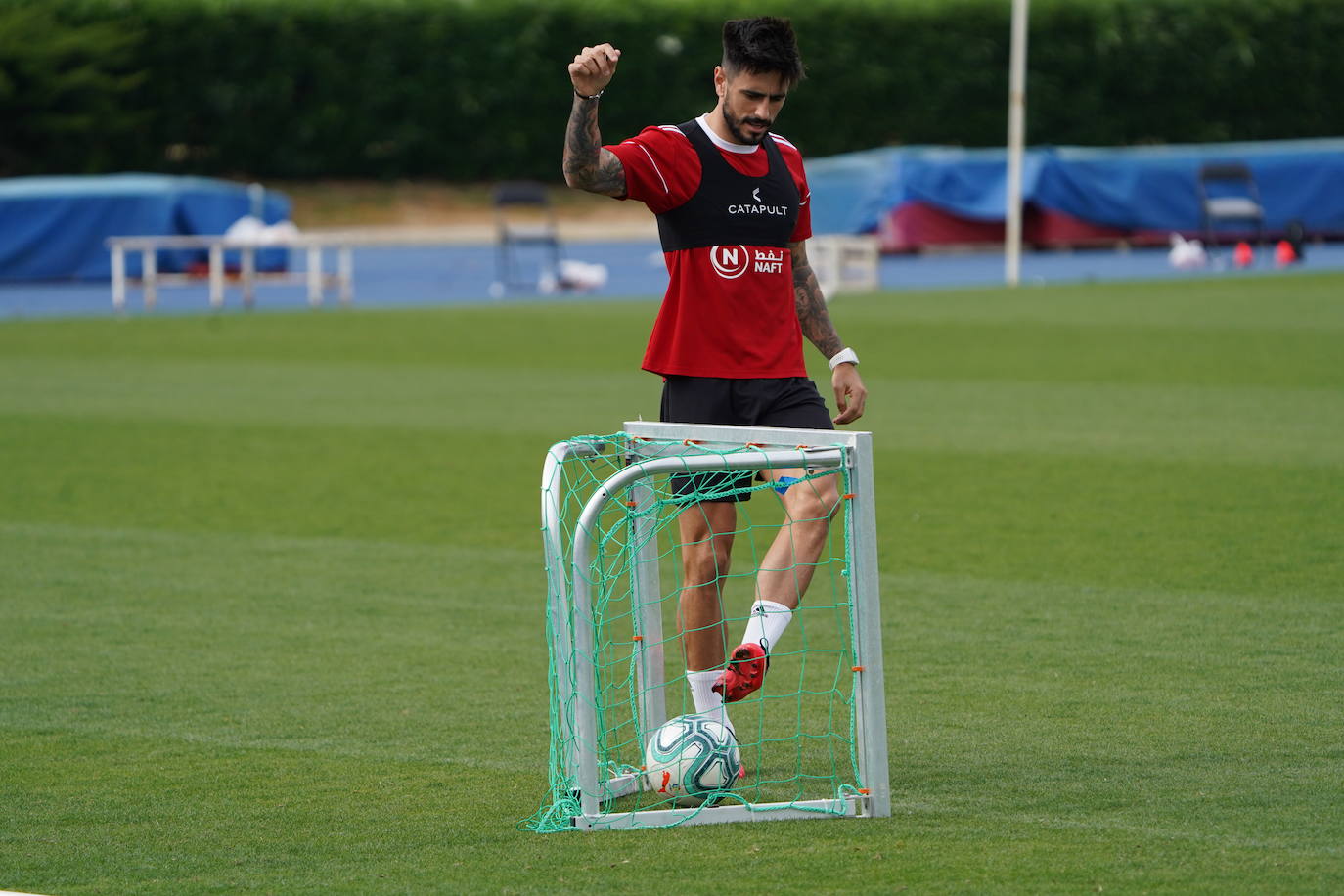 Fotos: Finaliza la primera semana de entrenamientos de la UD Almería