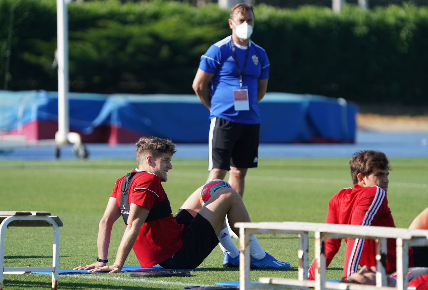 Fotos: La UD Almería comienza los entrenamientos en grupos