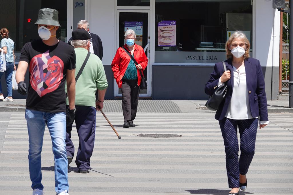 Así respiran las vías de la capittal en la segunda jornada de la nueva etapa de la desescalada.