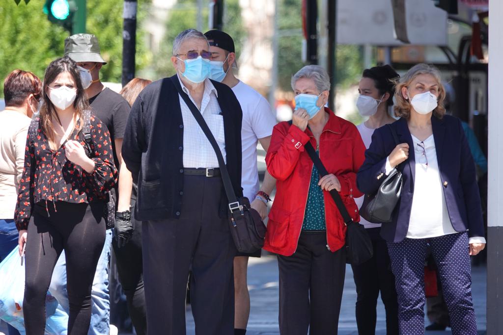 Así respiran las vías de la capittal en la segunda jornada de la nueva etapa de la desescalada.