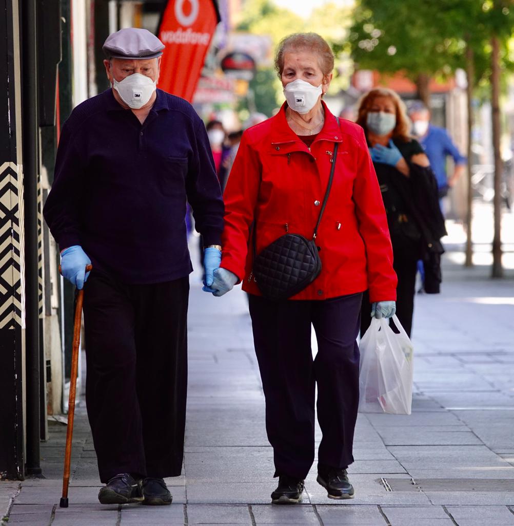 Así respiran las vías de la capittal en la segunda jornada de la nueva etapa de la desescalada.