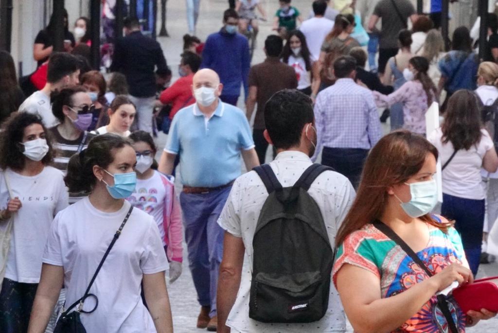 Así respiran las vías de la capittal en la segunda jornada de la nueva etapa de la desescalada.