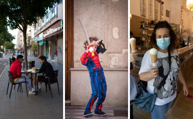 Cafés, paseos y helados, protagonistas de la fase 1, en Granada. 