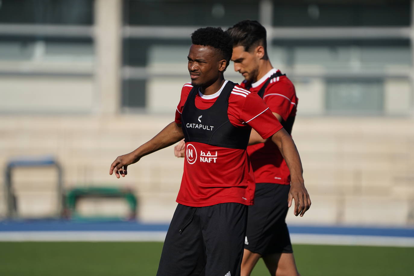 Fotos: La UD Almería entrena en sábado