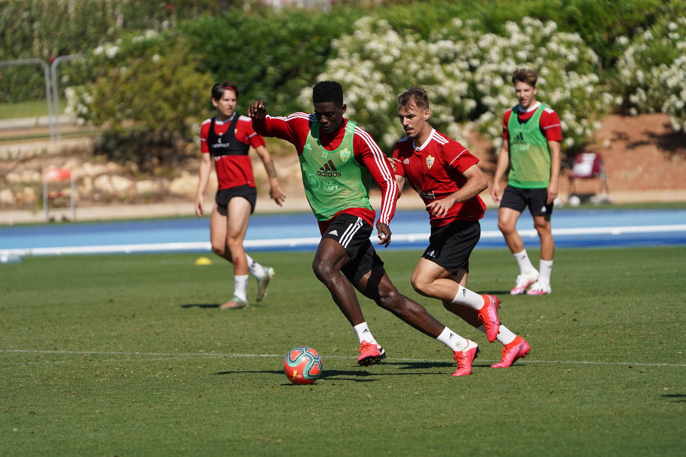 Fotos: El Almería completa su tercera semana de entrenamientos