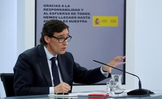 El minstro Illa confirma que no habrá desplazamientos entre comunidades hasta «la nueva normalidad»