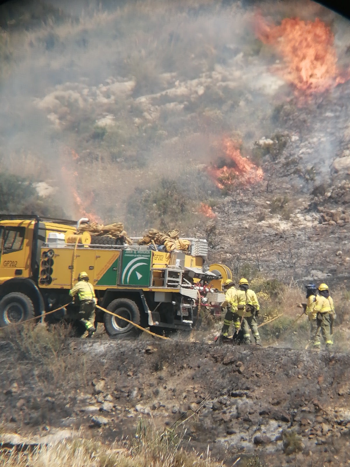 El incendio ha sido declarado pasadas las 16 horas