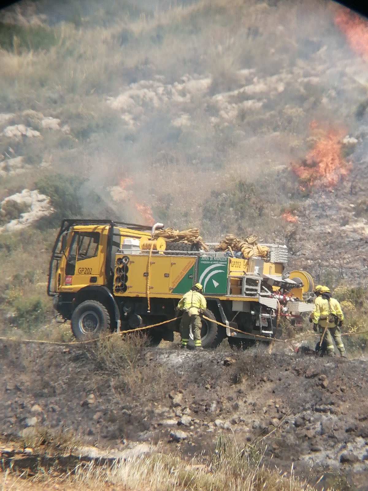El incendio ha sido declarado pasadas las 16 horas