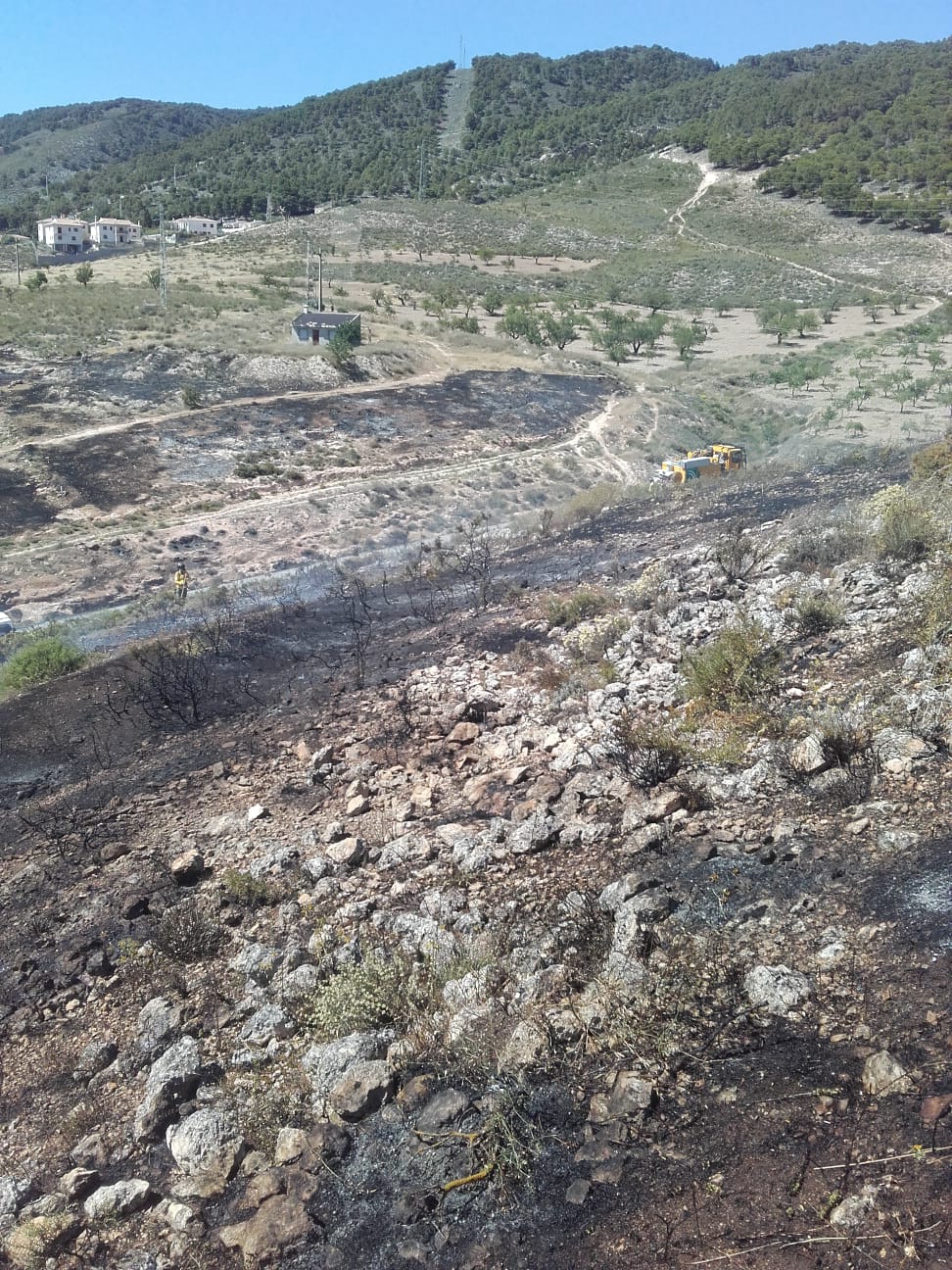El incendio ha sido declarado pasadas las 16 horas