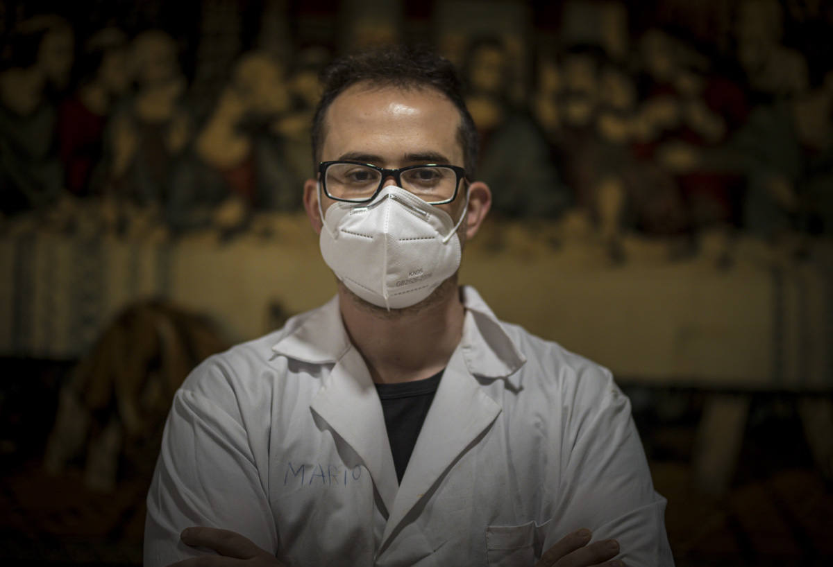 Entramos en las cocinas de la entidad social, que acumula colas más largas desde el inicio de la pandemia