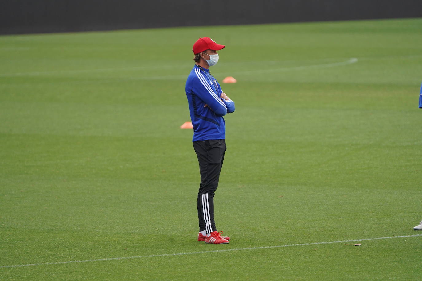 Fotos: El Almería juega un partidillo de entrenamiento