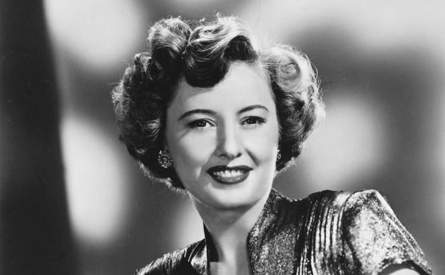 La actriz Barbara Stanwyck.