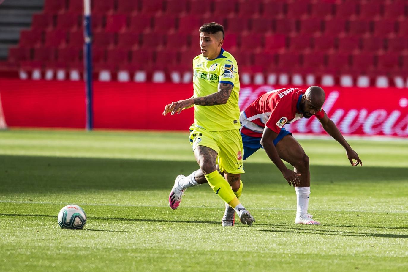 El conjunto rojiblanco ha vuelto a la competición este viernes, después de más de tres meses de parón a causa del coronavirus 