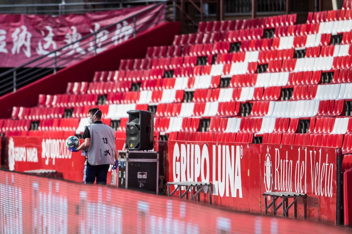 El conjunto rojiblanco ha vuelto a la competición este viernes, después de más de tres meses de parón a causa del coronavirus 