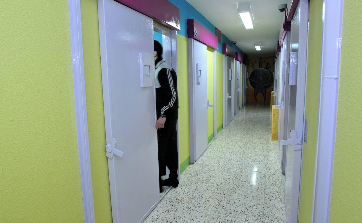 Interior del centro de menores Tierra de Oria.