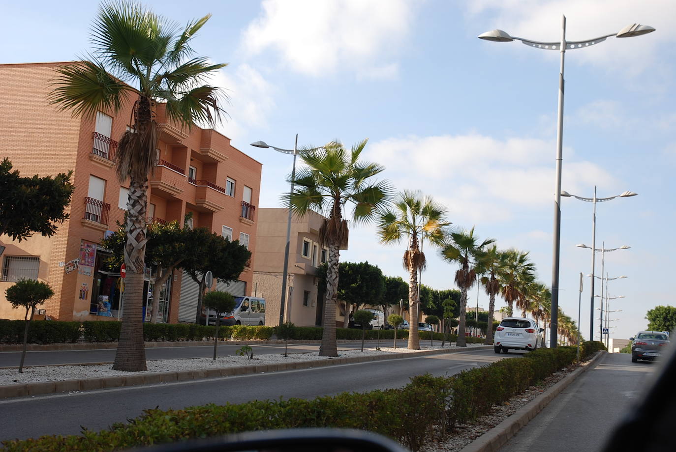 Vista de San Isidro, en Níjar.