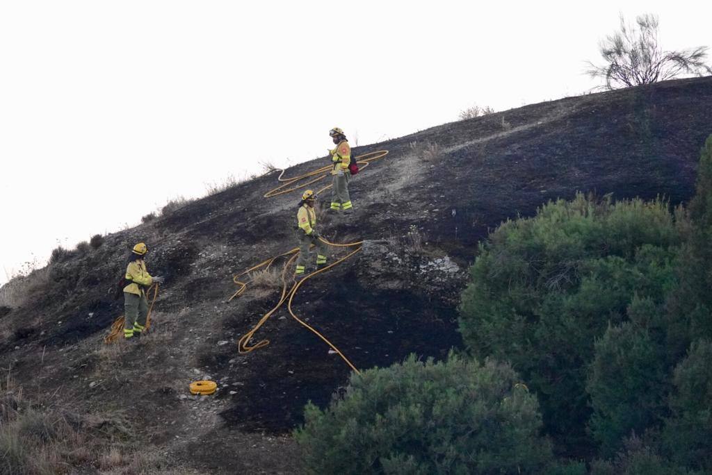 La evolución del fuego, según fuentes del Infoca, es favorable