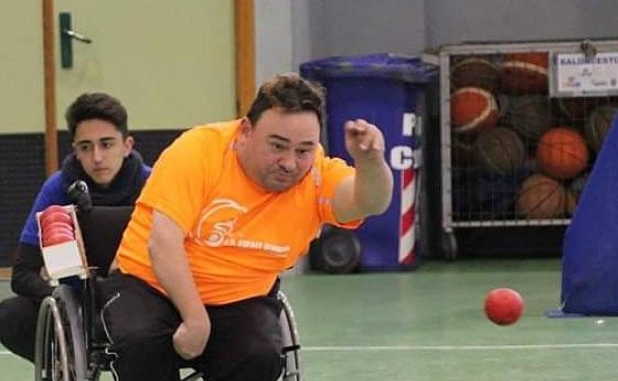 Manuel Martín, durante una competición celebrada esta temporada. 