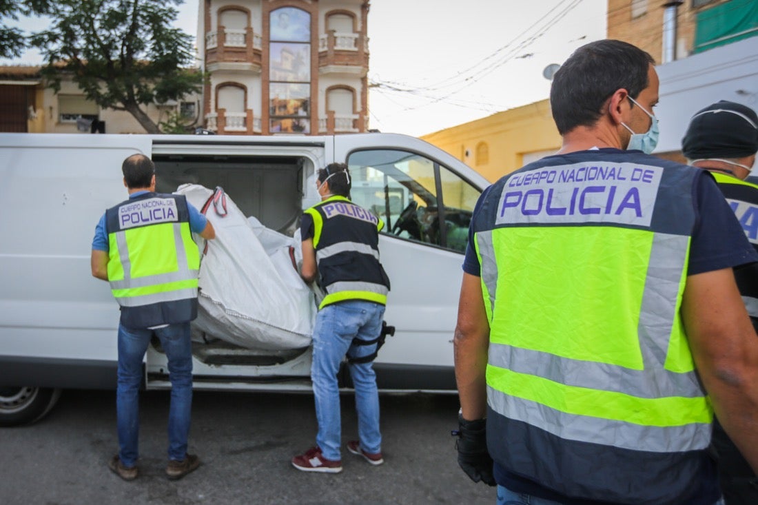 Policía Nacional ha registrado 36 viviendas y ha encontrado centenares de plantas de marihuana