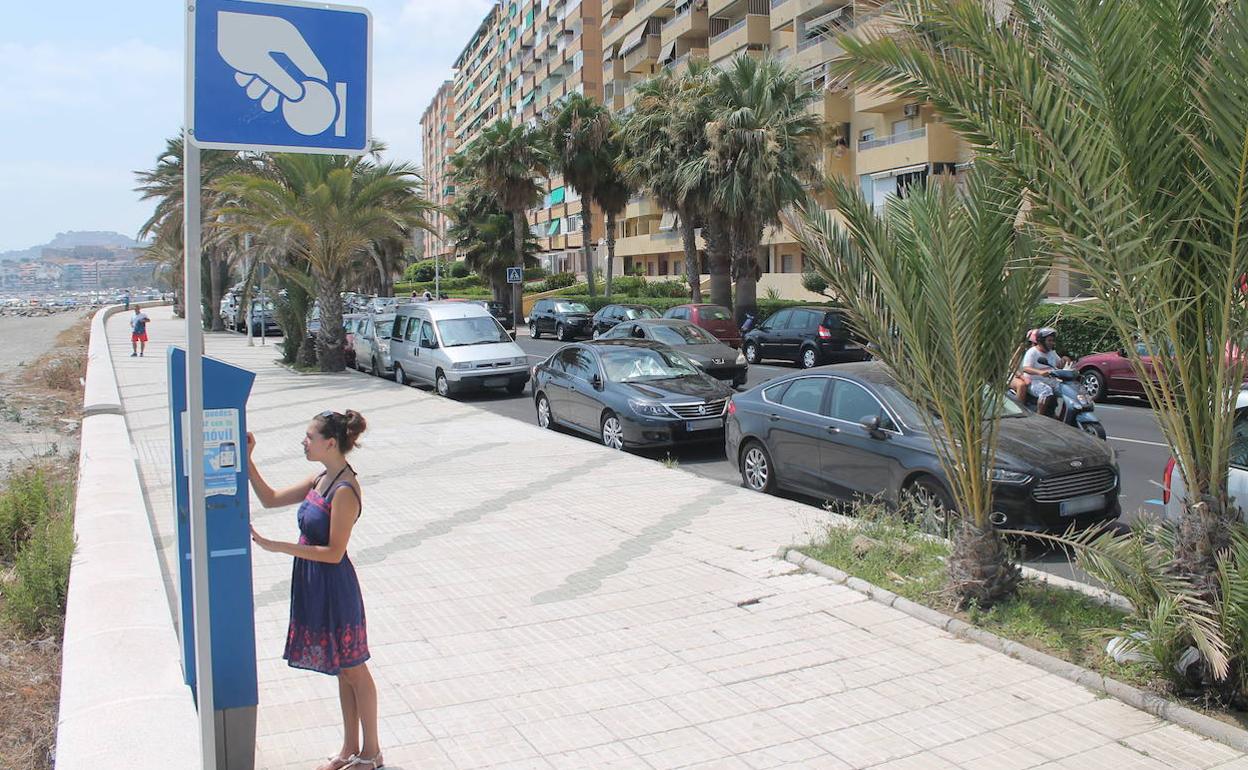 Zona azul de Almuñécar. 