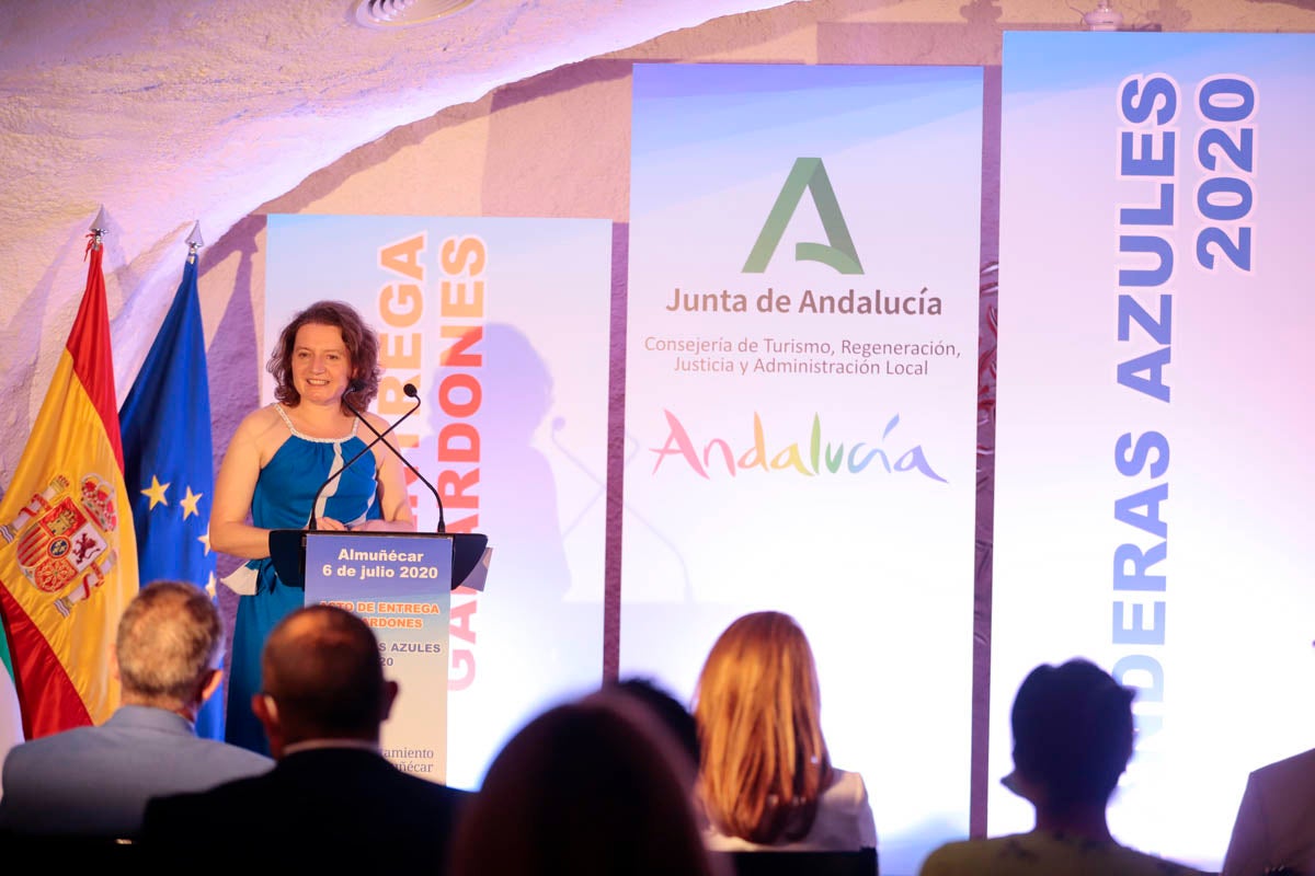 Marín apunta al récord de Banderas Azules en las playas andaluzas como otra marca de la excelencia del destino