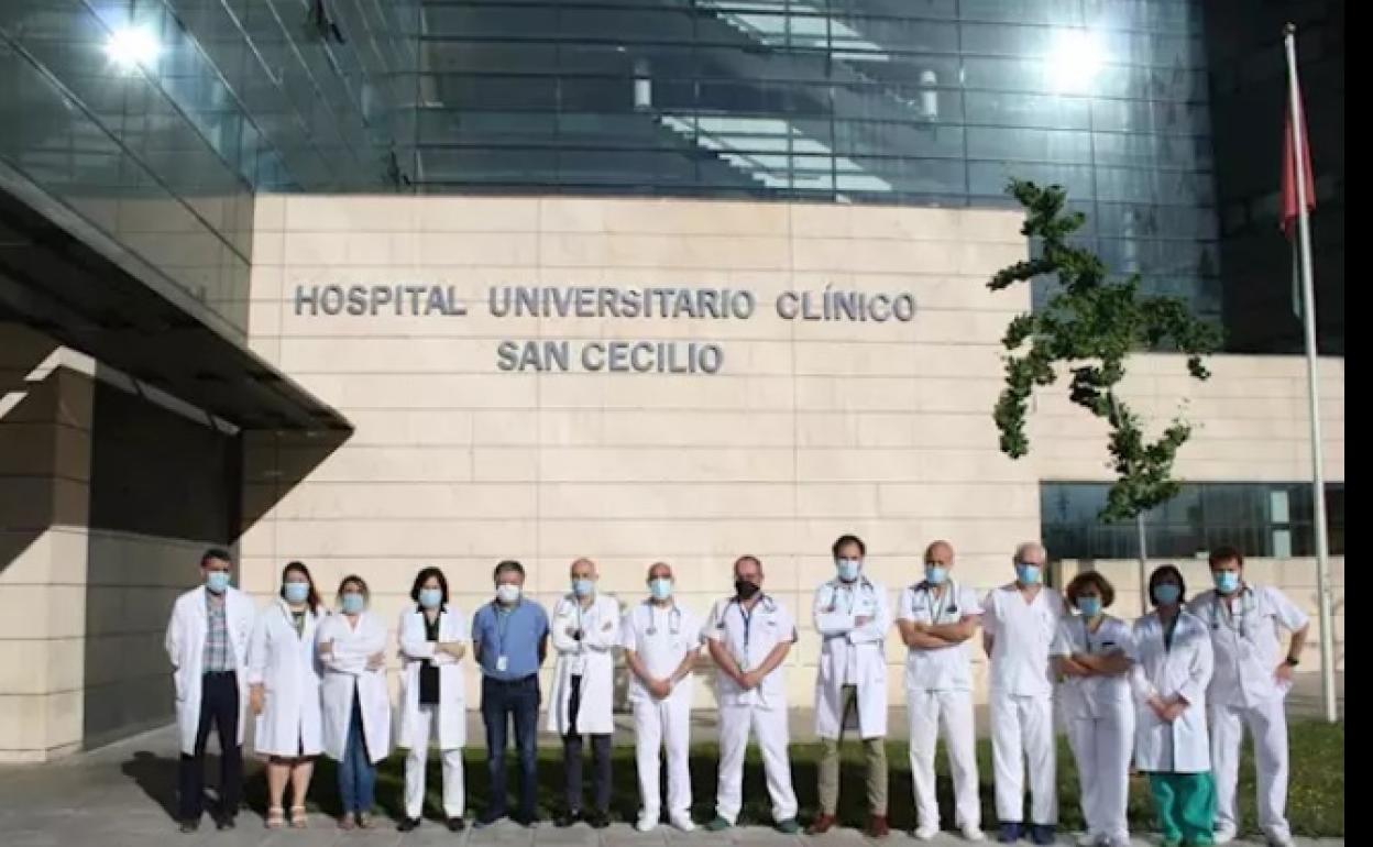 Profesionales del Hospital Universitario Clínico San Cecilio de Granada. 