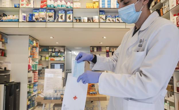 Las fechas para retirar las mascarillas gratis de las farmacias de Andalucía desde hoy