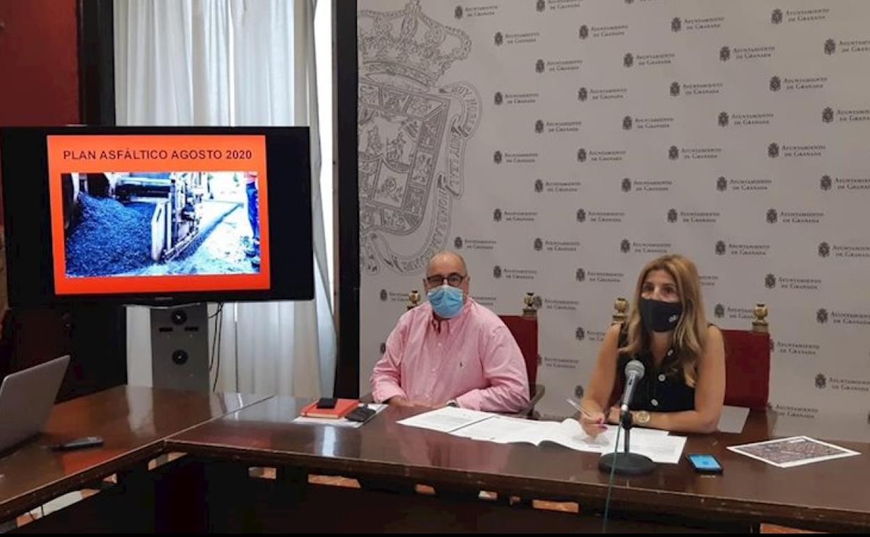 Todas las zonas de Granada que se asfaltan desde el viernes y los cortes de tráfico