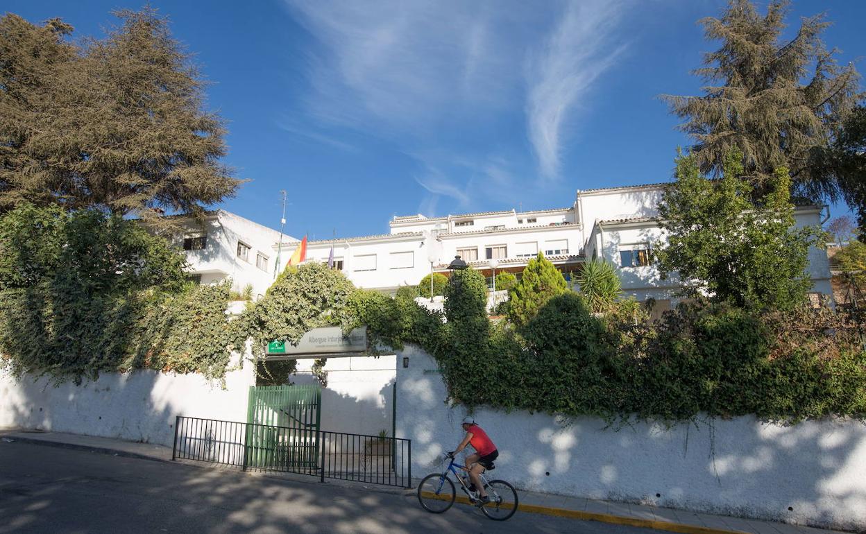 Imagen del albergue de Víznar donde han sido acogidos los inmigrantes.