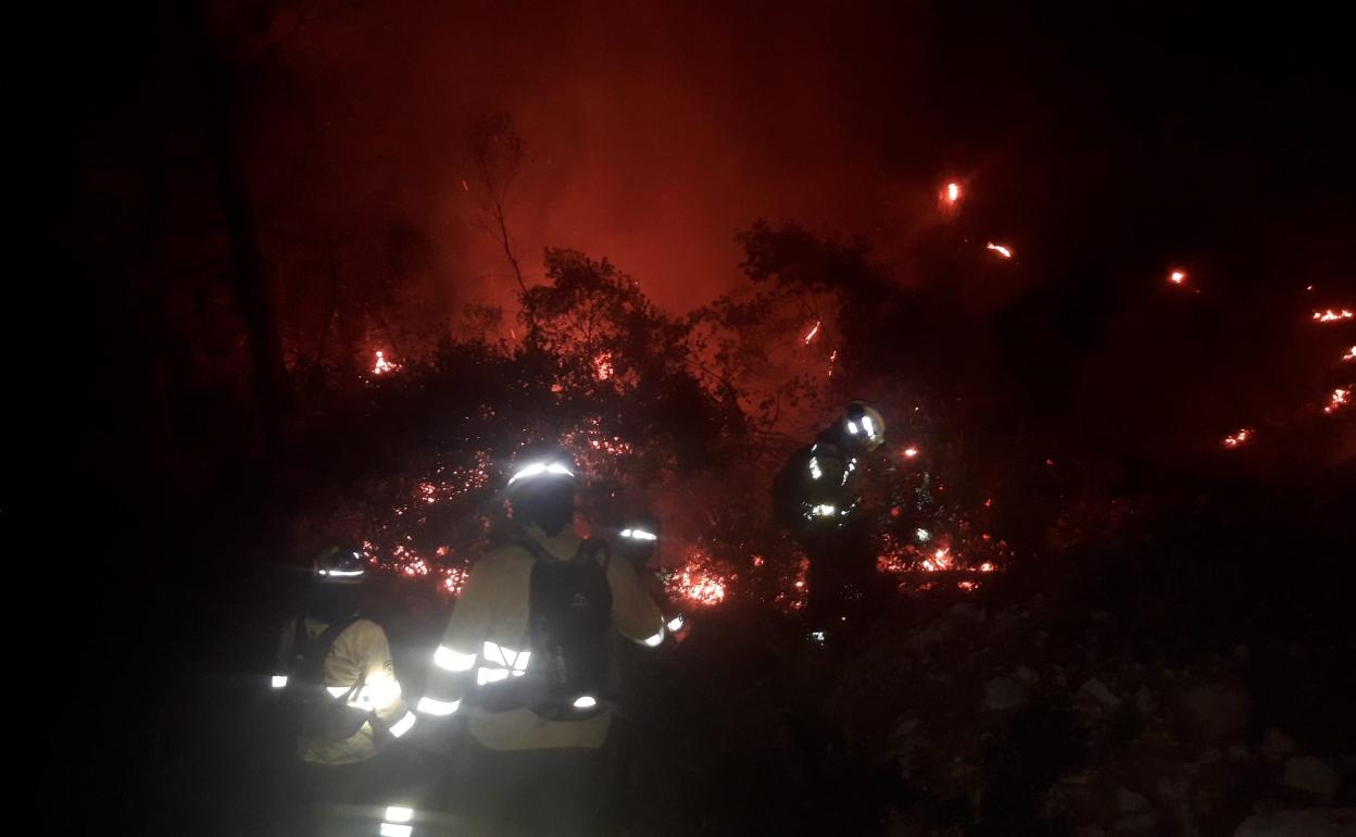 Extinguido el incendio forestal de Villanueva del Arzobispo