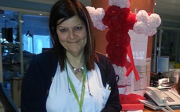 María Jesús, enfermera de la UCI en Traumatología. 