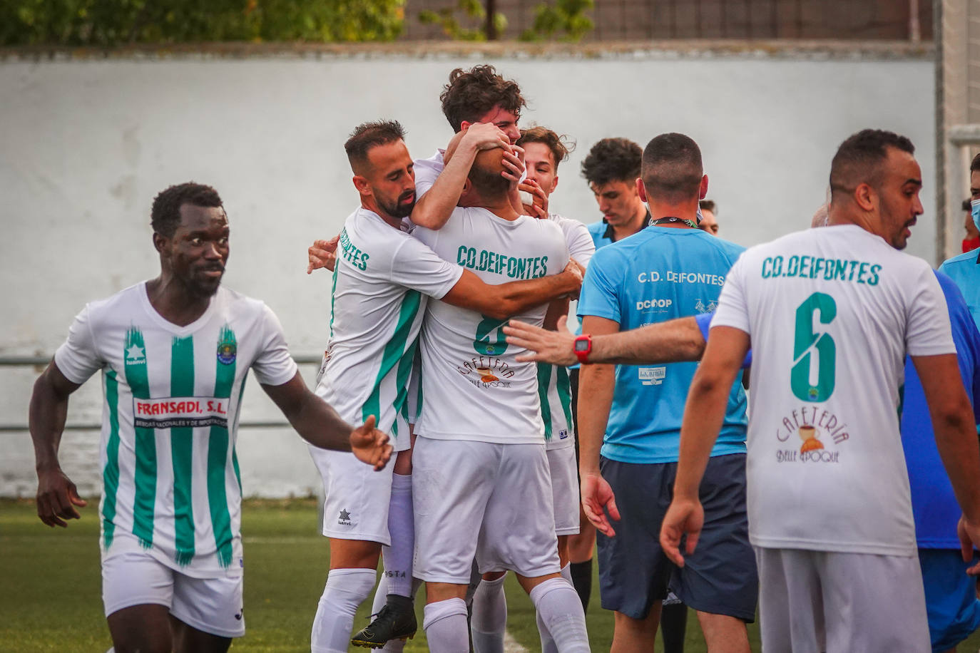 Gol del Deifontes, durante la fase de ascenso a Segunda Andaluza. 