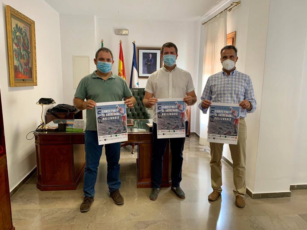 Acto de presentación del Campeonato de Andalucía de Rollerskis. 