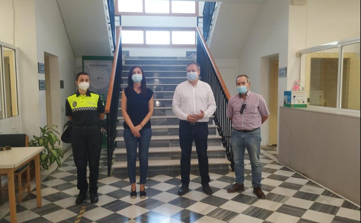 El delegado de Turismo, Regeneración, Justicia y Administración Local se reunió con el alcalde de Arboleas.