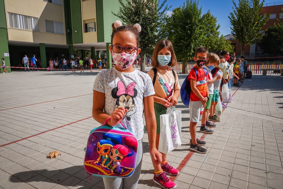 Vuelta a las aulas en los colegios Garvayo Dinelli y Los Álamos de Motril