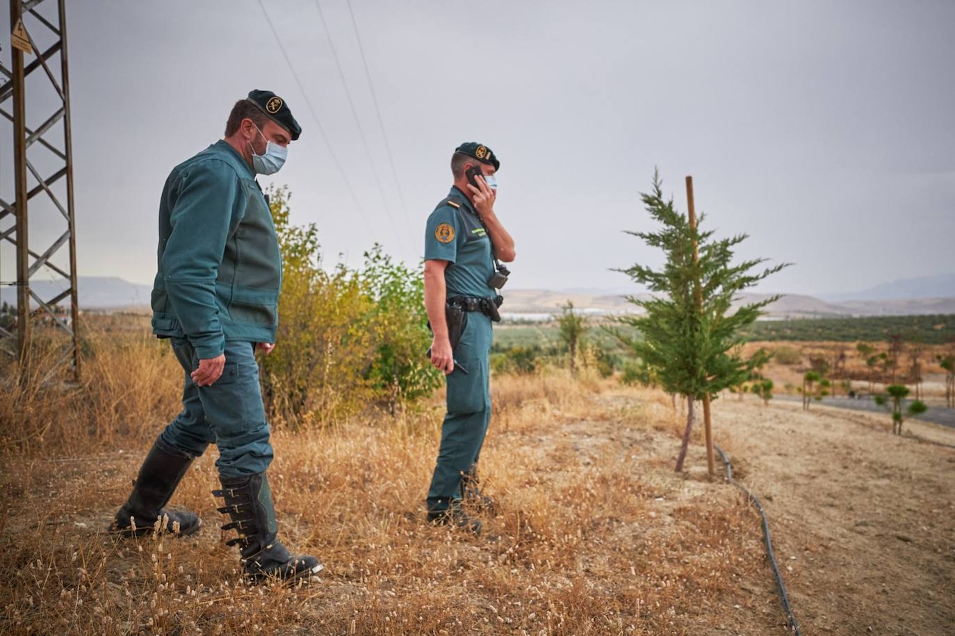 La Guardia Civil está realizando batidas con un helicóptero, patrullas de tierra y cámaras térmicas