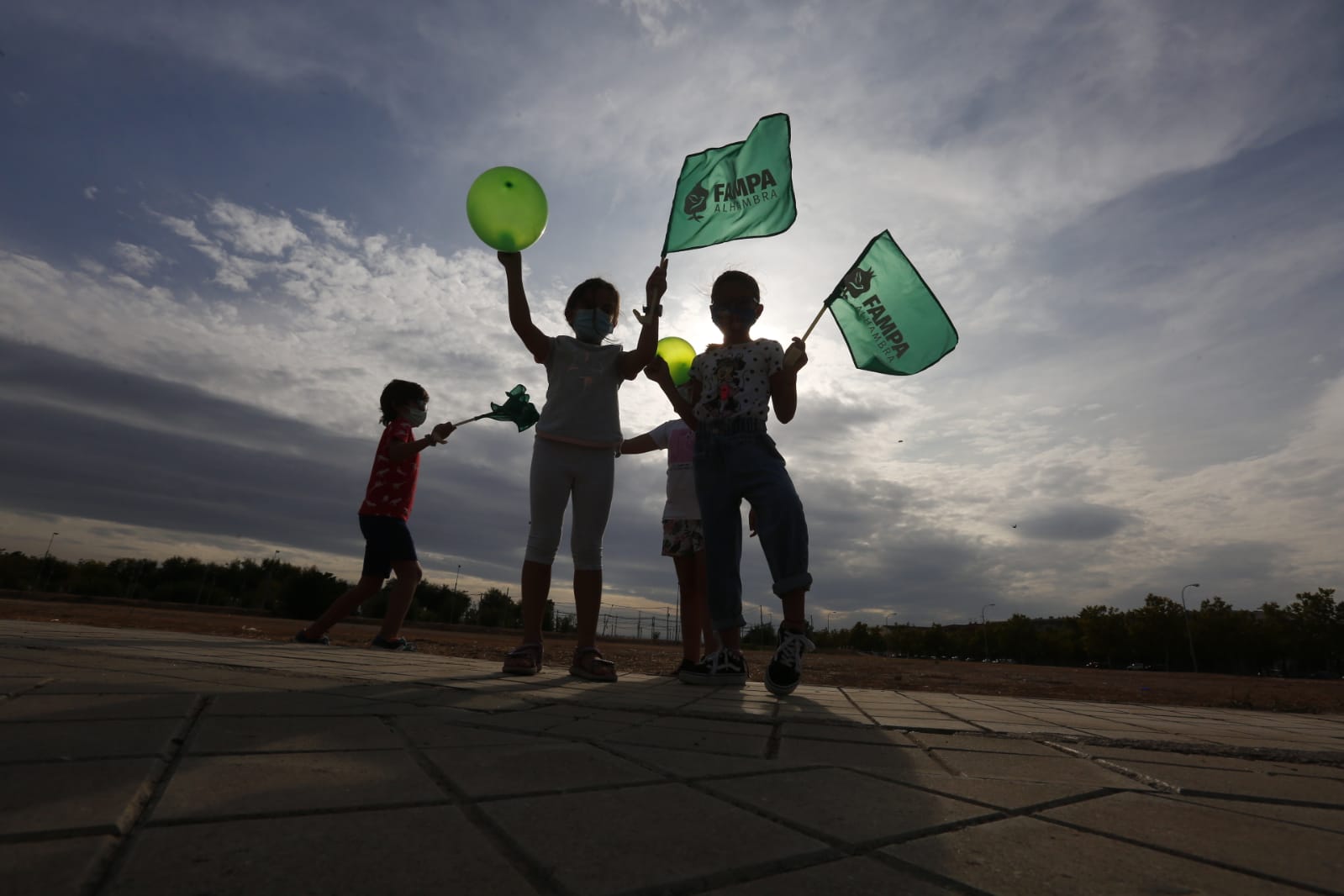 La Federación de Asociaciones de Madres y Padres de Granada (FAMPA) Alhmabra ha convocado este miércoles la iniciativa 