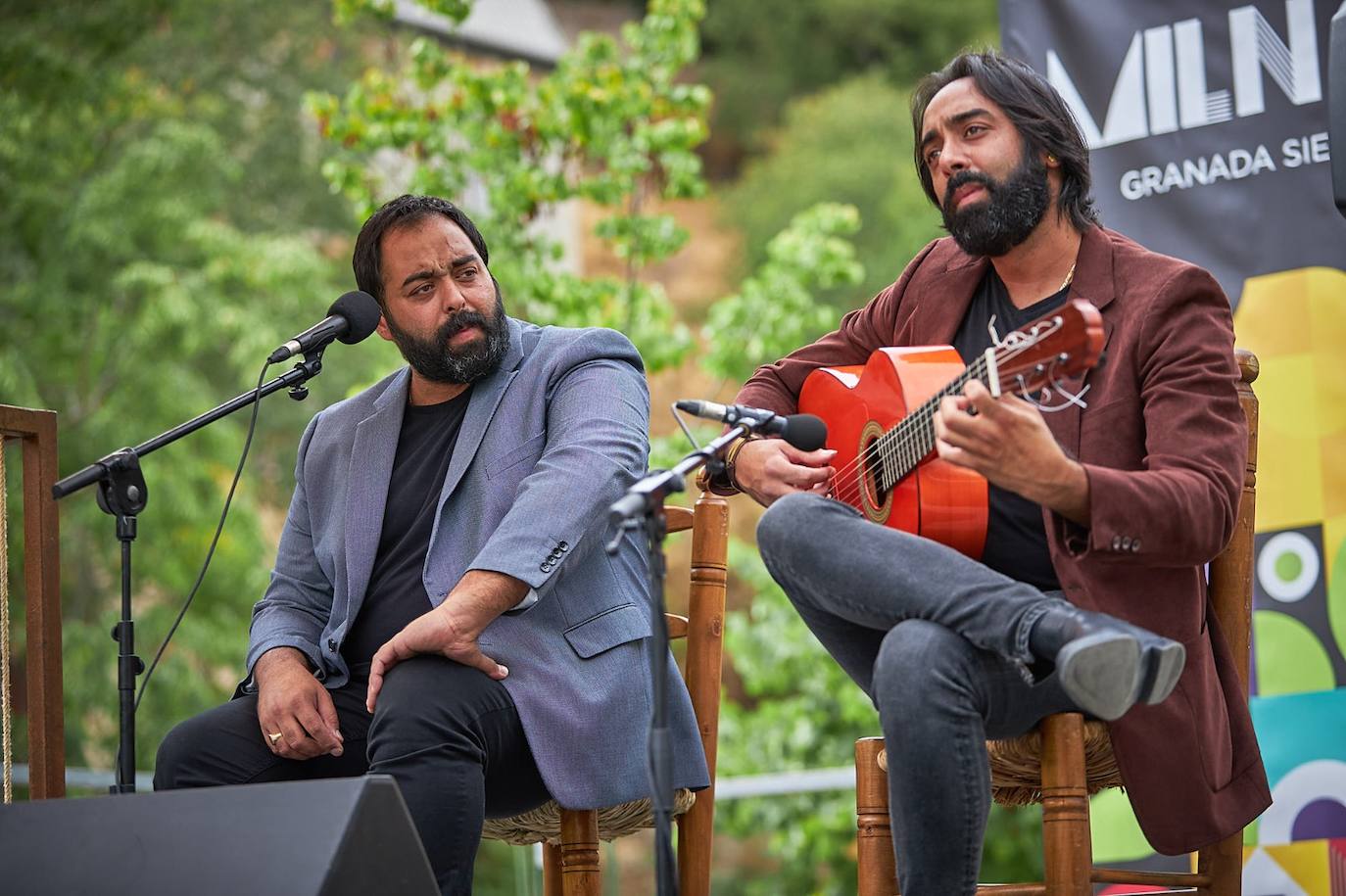 Los hermanos de Jacoba, Raúl Mikey e Irene Molina se han subido al escenario en el día dedicado a Camarón