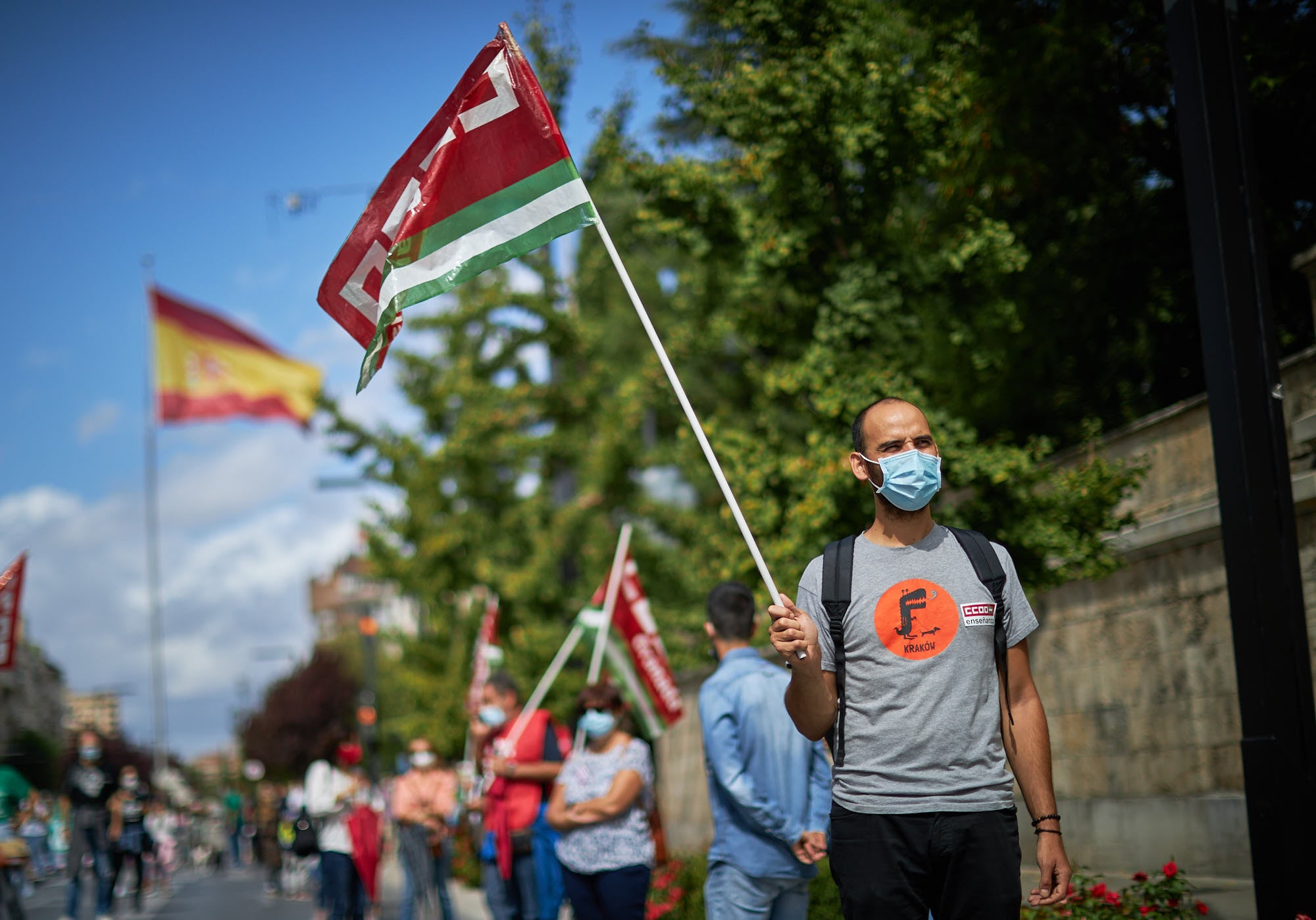 A este parón lectivo le seguirá una manifestación que partirá a las 12.30 horas de la Delegación Educación