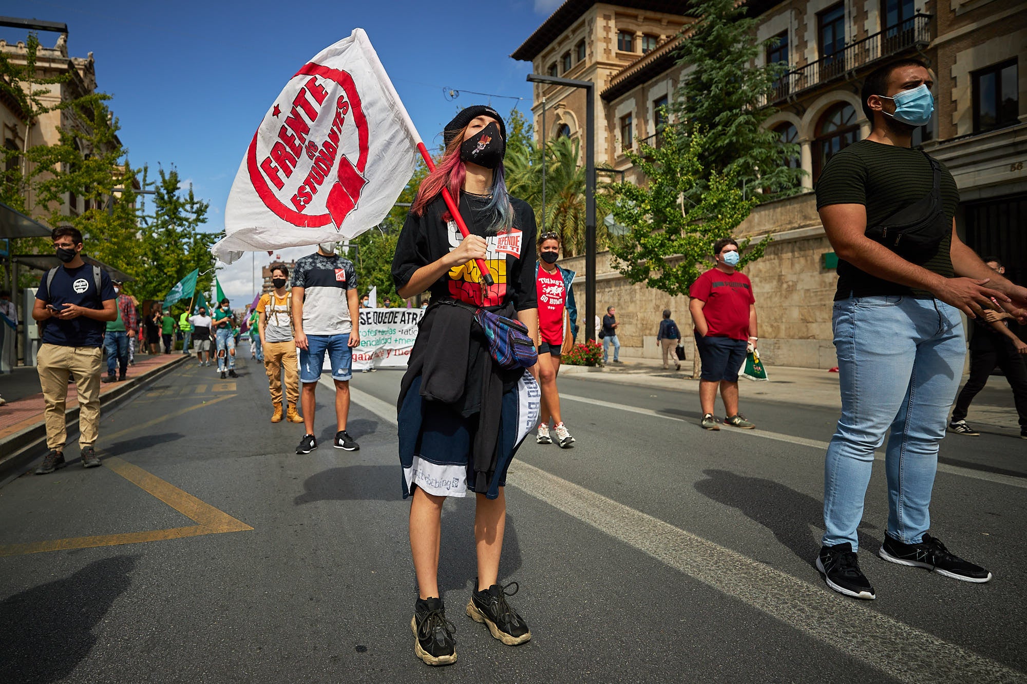 A este parón lectivo le seguirá una manifestación que partirá a las 12.30 horas de la Delegación Educación