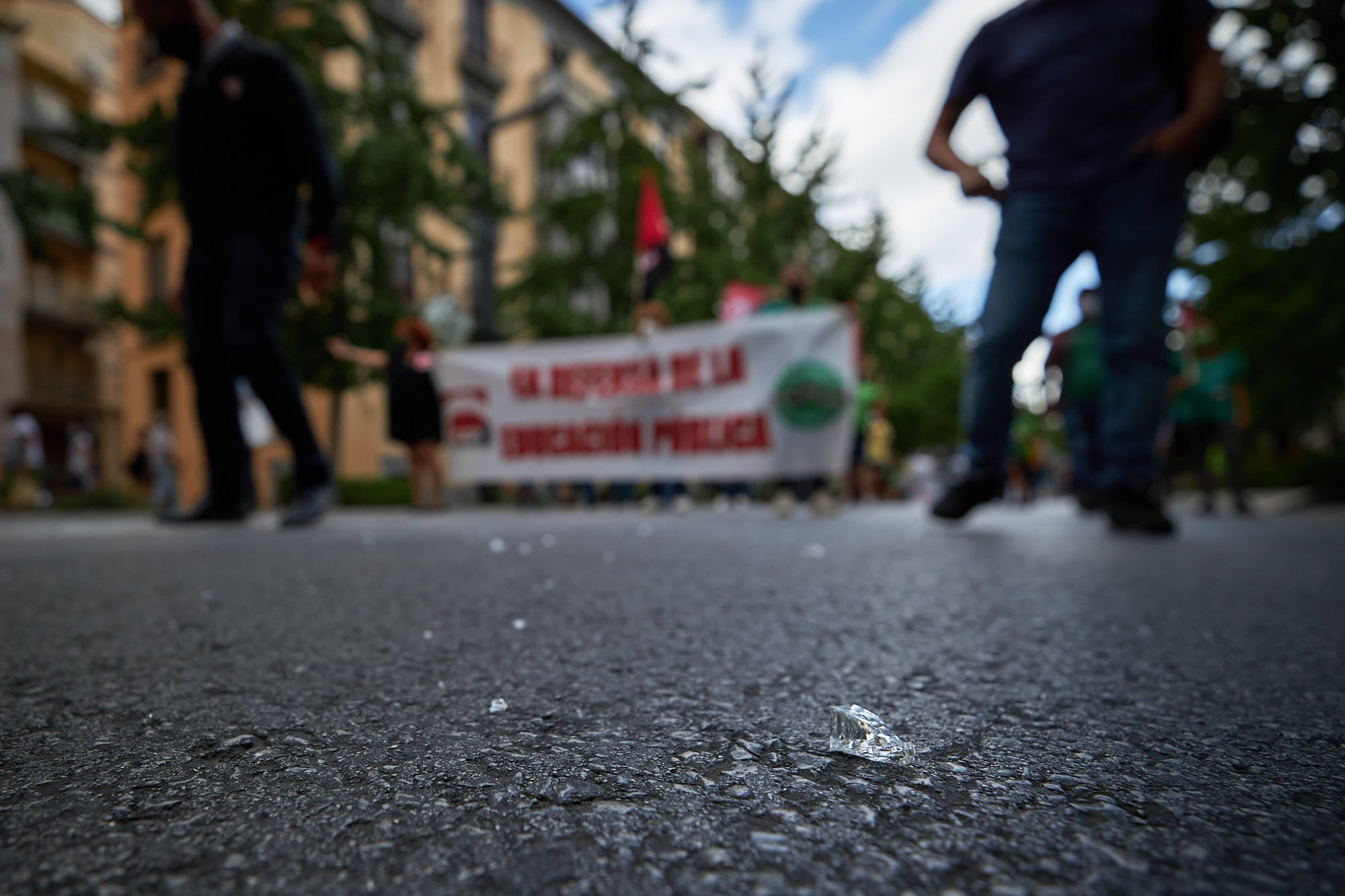 A este parón lectivo le seguirá una manifestación que partirá a las 12.30 horas de la Delegación Educación