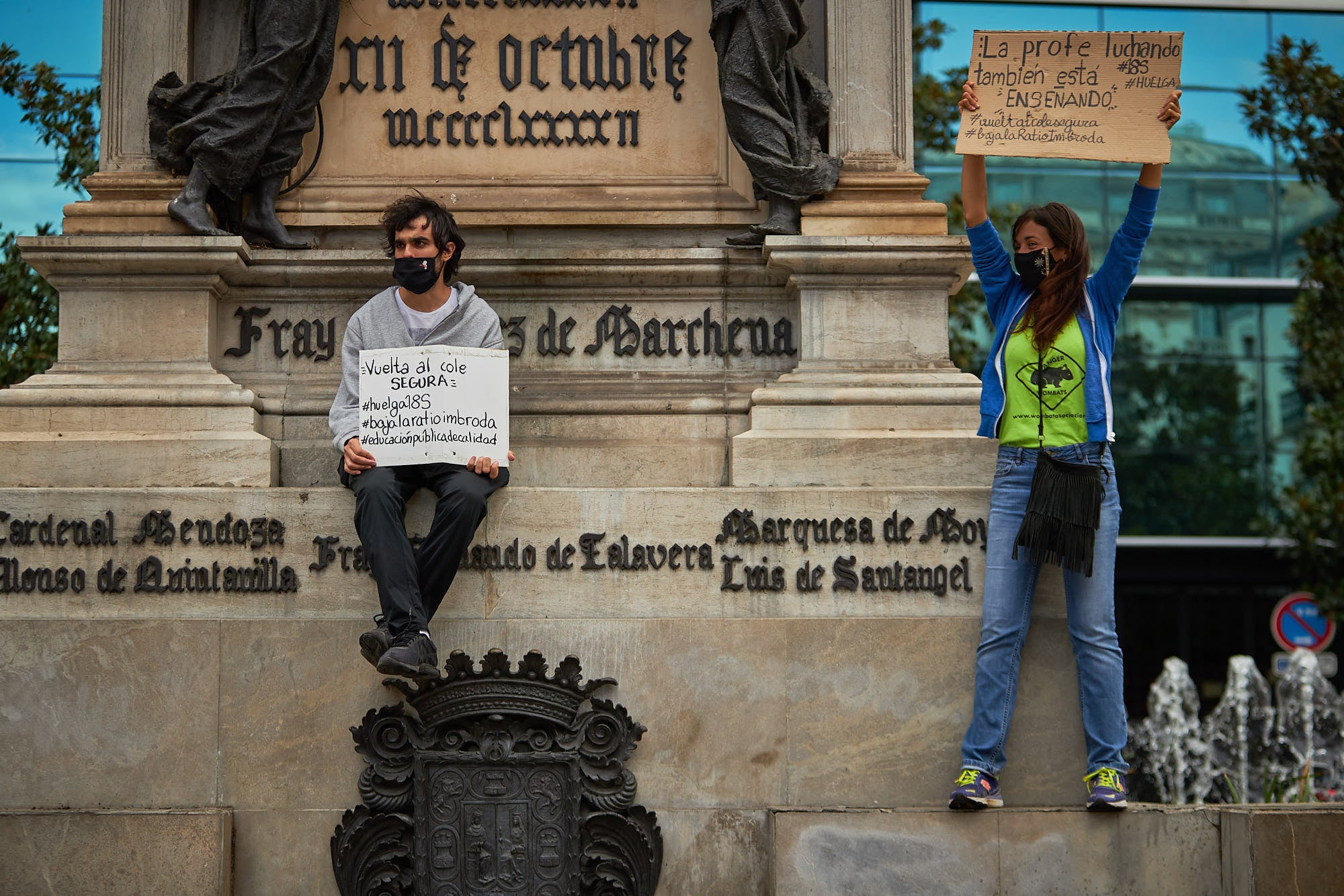 A este parón lectivo le seguirá una manifestación que partirá a las 12.30 horas de la Delegación Educación