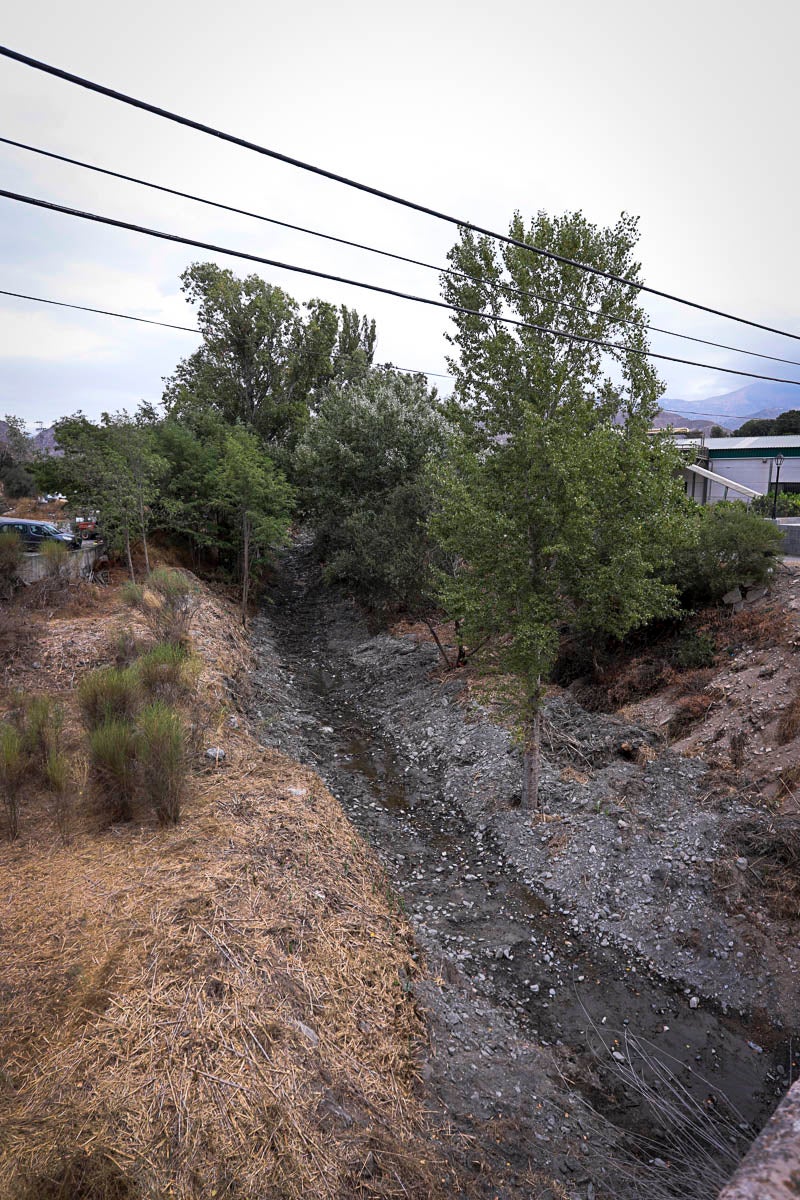 Limpieza de ramblas en la Costa