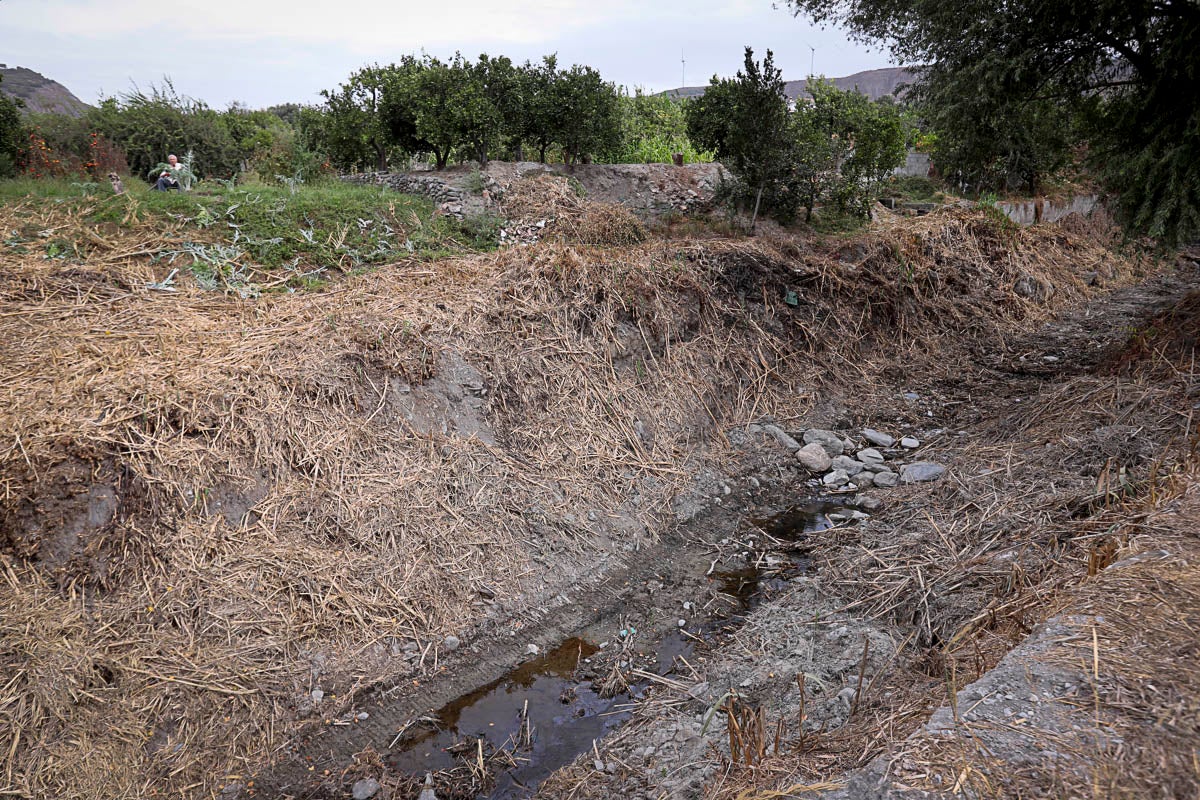 Limpieza de ramblas en la Costa
