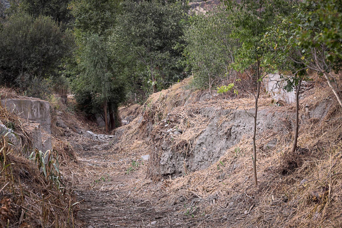 Limpieza de ramblas en la Costa