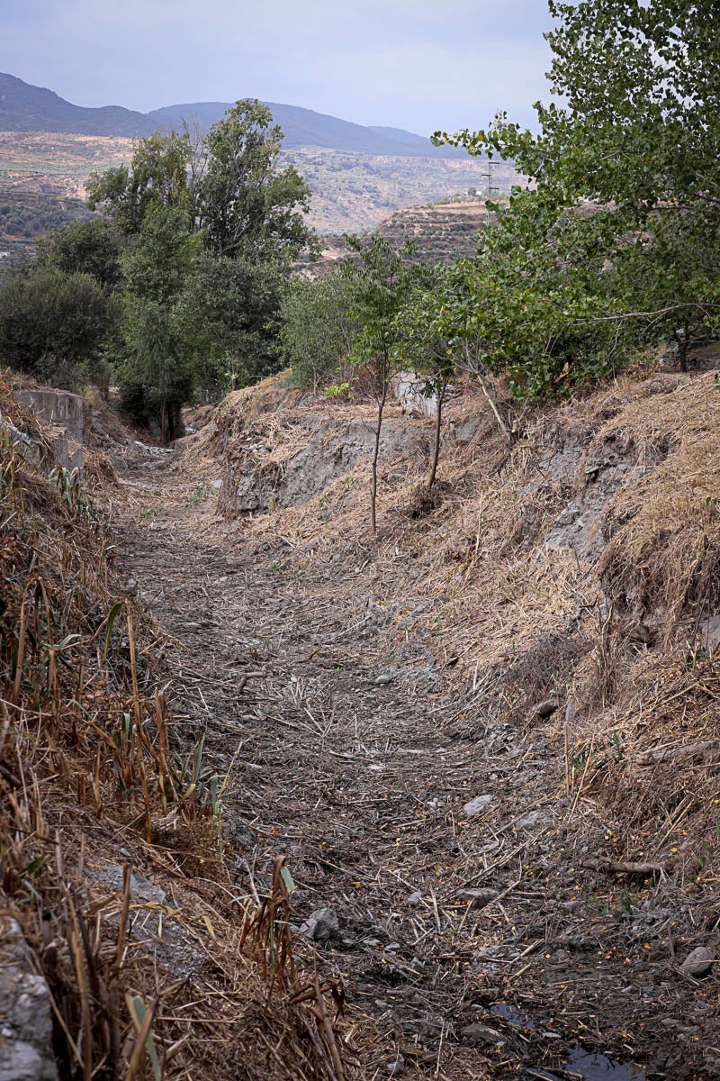 Limpieza de ramblas en la Costa