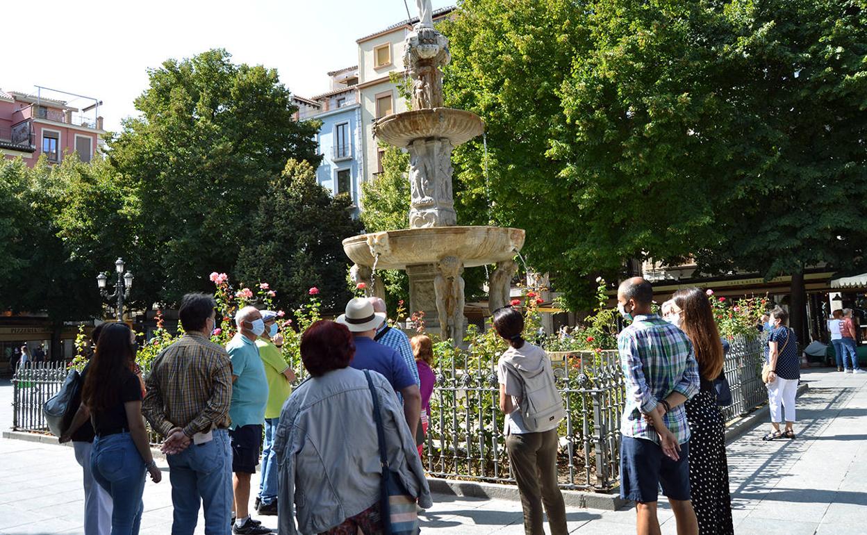 Fuente de la plaza Bibrambla.