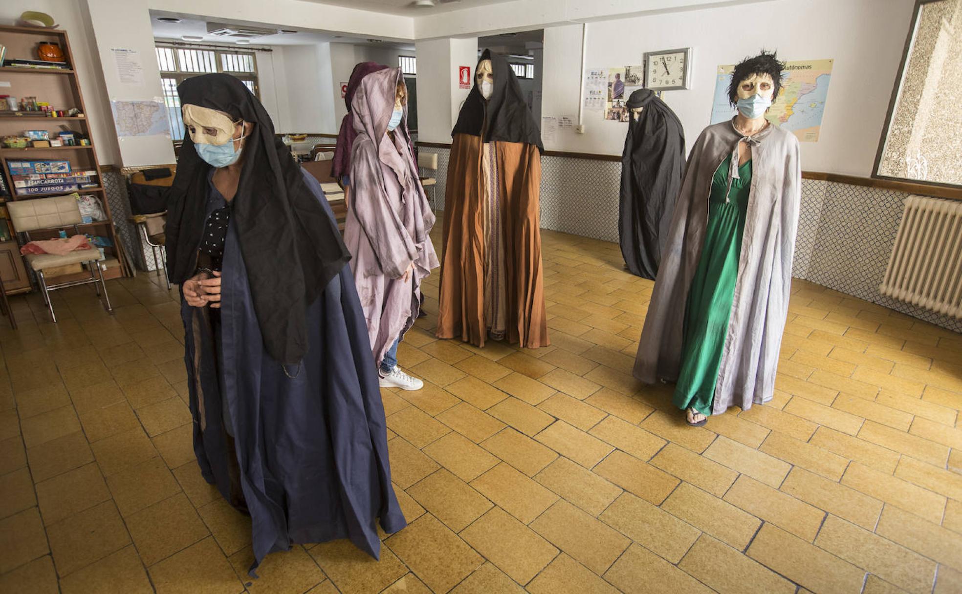 Ensayo general de 'Las troyanas' este domingo.