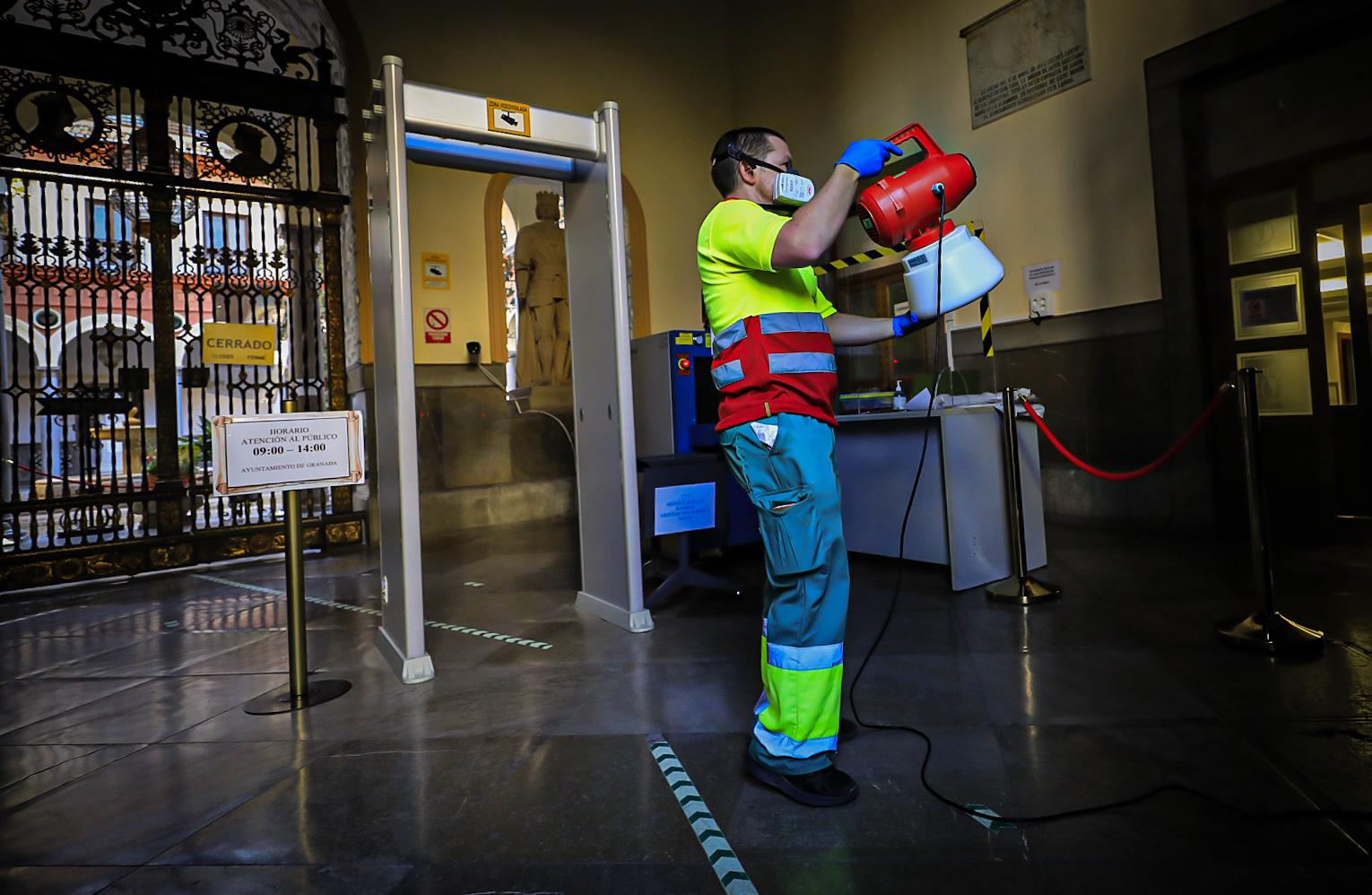 La casa consistorial de la Plaza del Carmen permanecerá cerrada al menos 24 horas