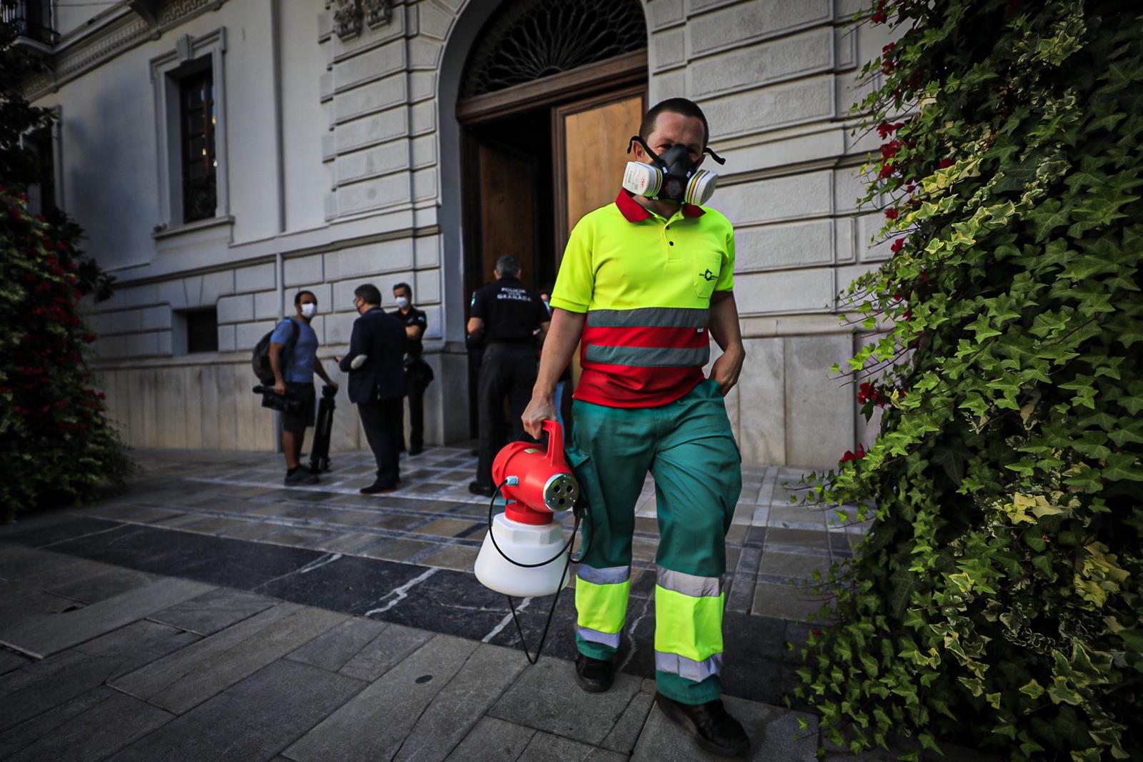 La casa consistorial de la Plaza del Carmen permanecerá cerrada al menos 24 horas